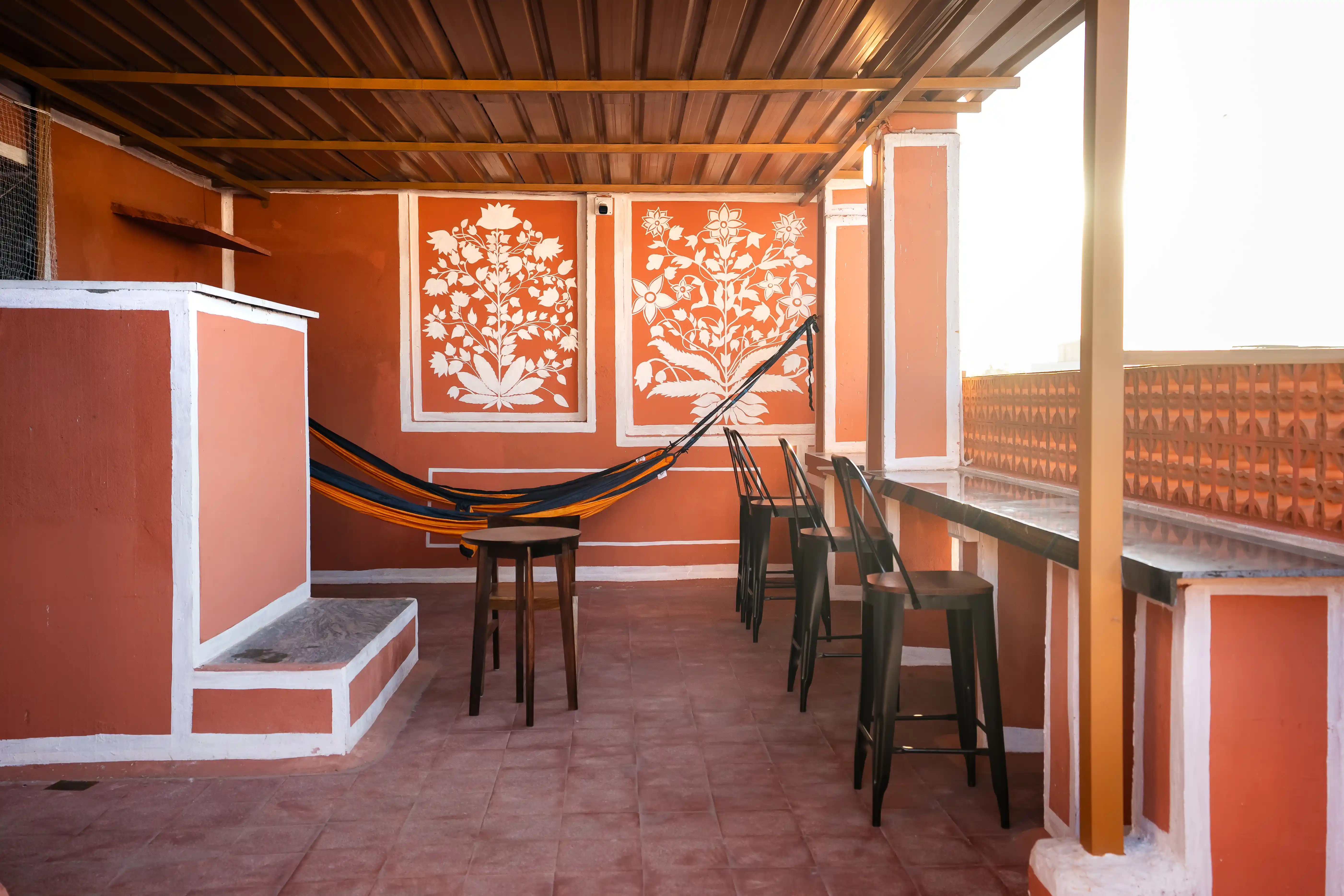 Hammock Hostels Jaipur — rooms and spaces