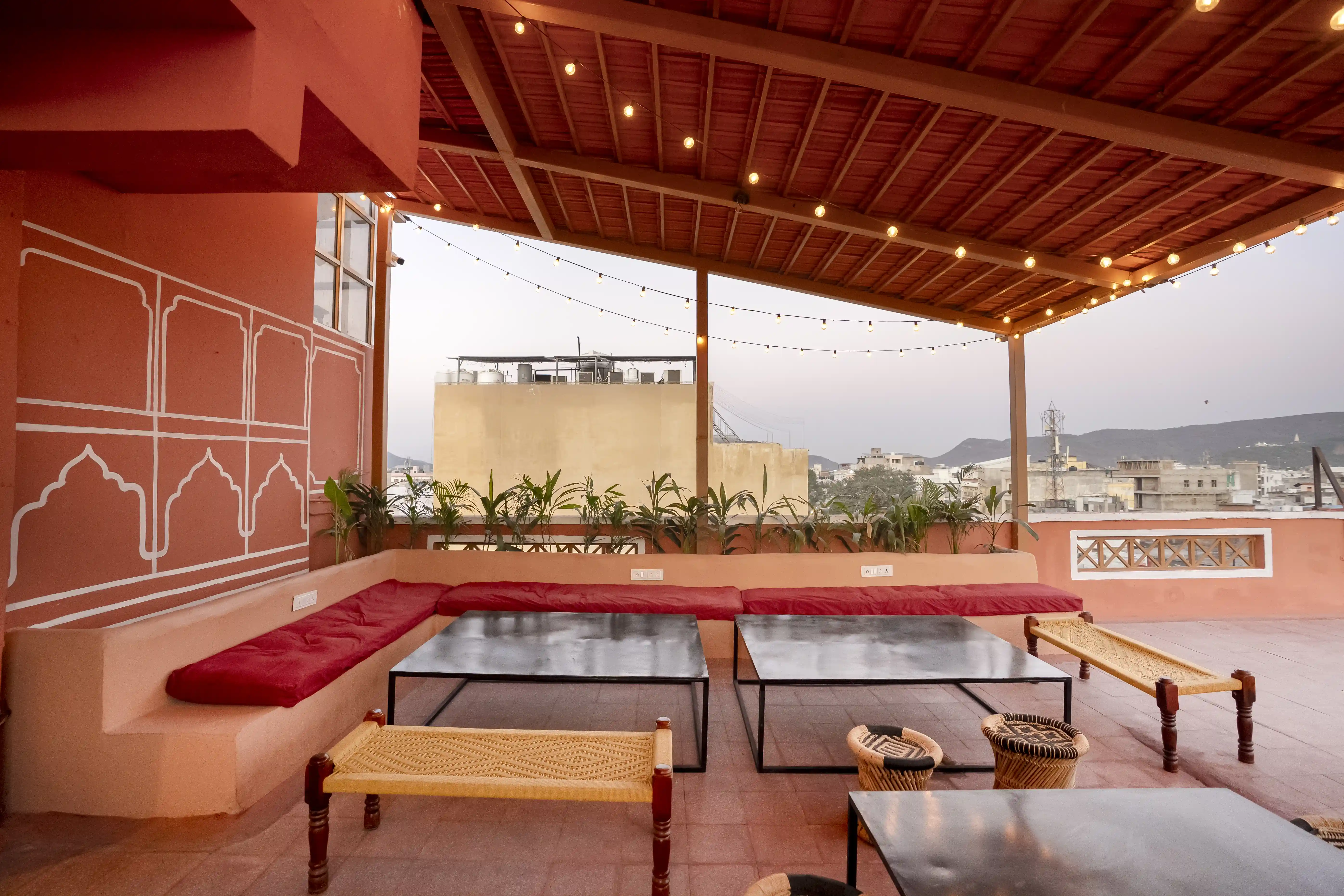 Hammock Hostels Jaipur — rooms and spaces